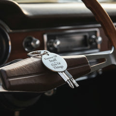Knower Of Stuff, Fixer Of Things – Engraved Screwdriver Keychain