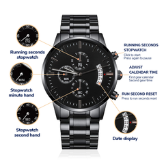 To My Dad, You Taught Me How To Fix Things – Engraved Watch