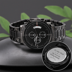 To My Dad, My Favorite Riding Buddy – Engraved Watch