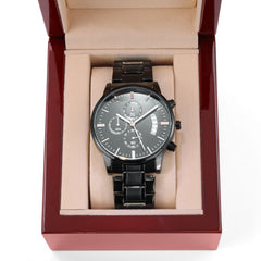 To My Bonus Dad, Thank You For Choosing Us – Engraved Watch