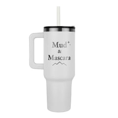 Mud & Mascara – Engraved 40oz Tumbler for Off-Road Women