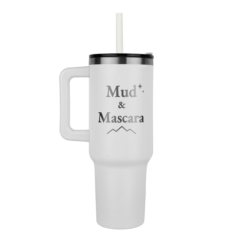 Mud & Mascara – Engraved 40oz Tumbler for Off-Road Women