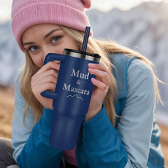 Mud & Mascara – Engraved 40oz Tumbler for Off-Road Women