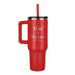 Mud & Mascara – Engraved 40oz Tumbler for Off-Road Women