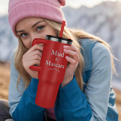 Mud & Mascara – Engraved 40oz Tumbler for Off-Road Women
