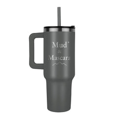 Mud & Mascara – Engraved 40oz Tumbler for Off-Road Women