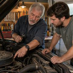 To My Dad, You Taught Me How To Fix Things – Engraved Watch