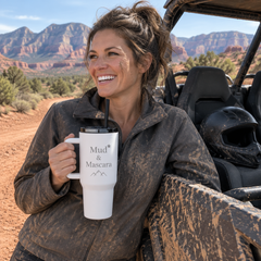 Mud & Mascara – Engraved 40oz Tumbler for Off-Road Women