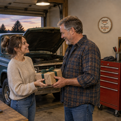 Garage Hours: Open Whenever Dad Says So – Wall Clock